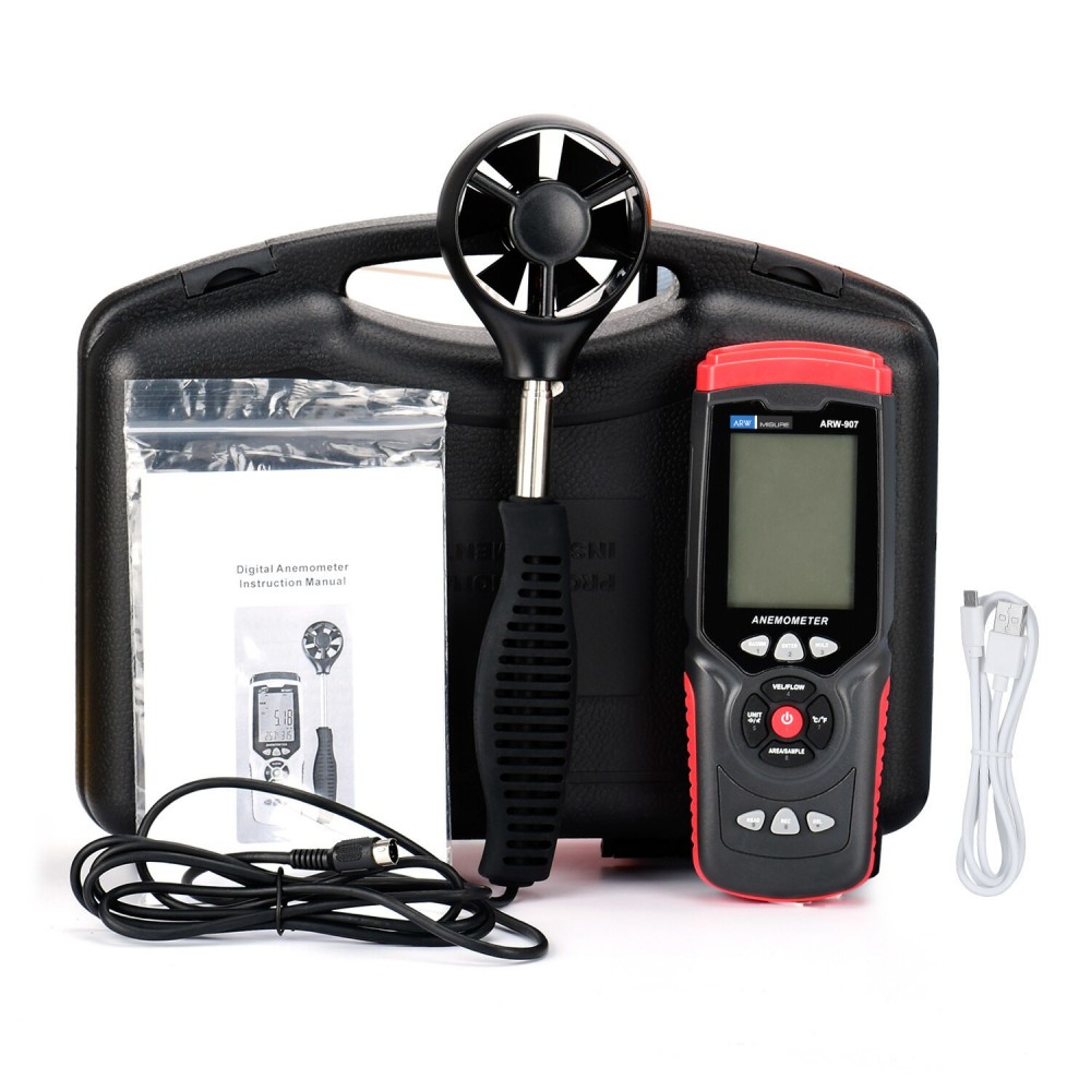 Digital Air Flow Thermo-anemometer ARW-907